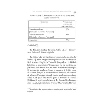 Sociologie du Français musulman - Perspectives d'avenir ?