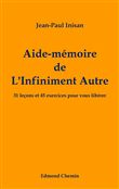 Aide-mémoire de l'Infiniment Autre