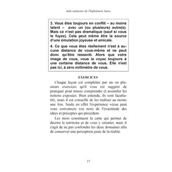 Aide-mémoire de l'Infiniment Autre