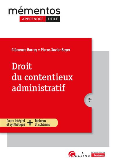 Droit Du Contentieux Administratif Cours Intégral Et Synthétique ...