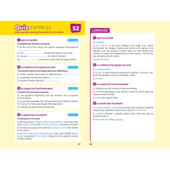 Fiches bac Anglais 2de