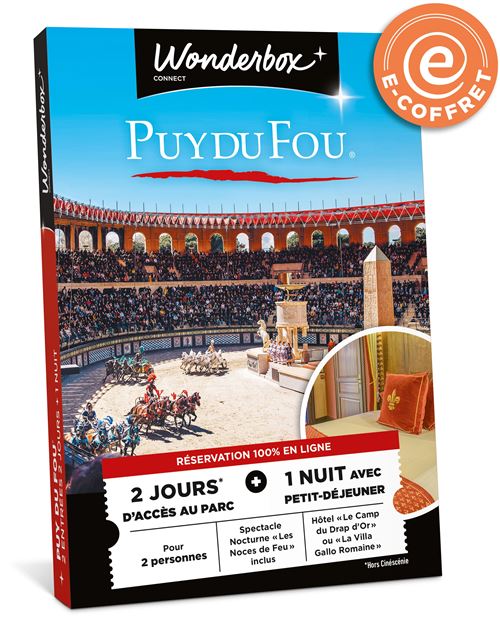 E-coffret Connect Puy du Fou Séjour Classique