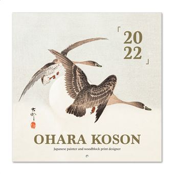 Calendrier mural 2022 Ohara Koson