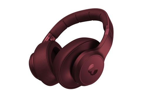 Clam Wireless Over-Ear Headphones Ruby Red