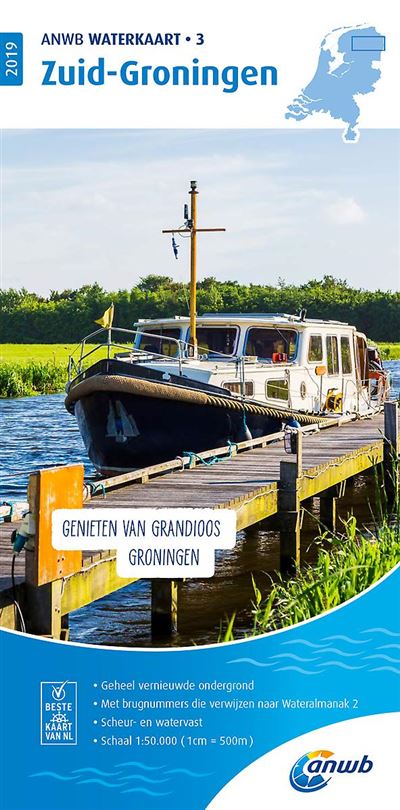 ANWB Waterkaart 3 Zuid-Groningen