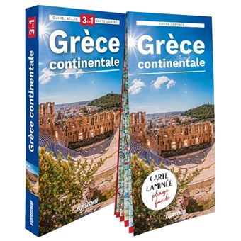 Grèce continentale (guide 3en1)