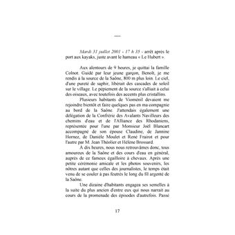 Descente de la Saône à pied