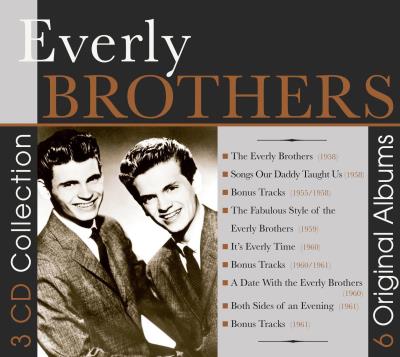 The Everly Brothers : 6 original albums - 3 CD