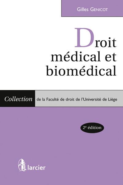Droit médical et biomédical - Gilles Genicot - broché