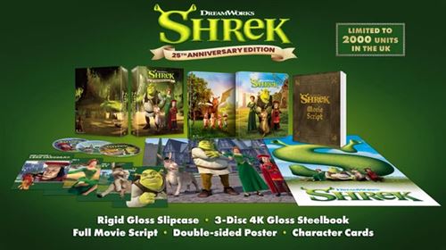 Shrek en 4K Ultra HD, DVD