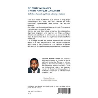 Diplomaties africaines et crises politiques congolaises