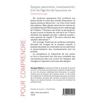 Epargne, placements, investissements