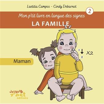 Imagier, La famille en langues des signes