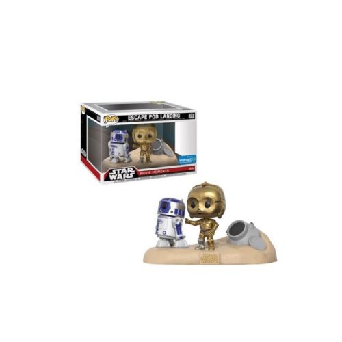 Star Wars - Pack 2 Figurines POP! Bobble Head Escape Pod Landing 9 cm