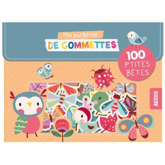 Ma pochette de gommettes - 100 gommettes les p'tites bêtes