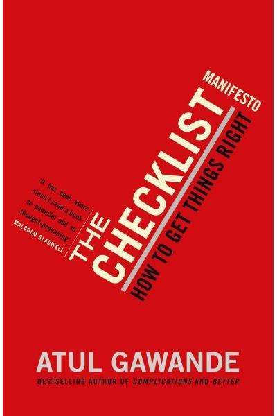 The checklist manifesto