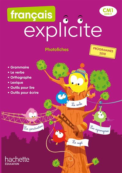 Français explicite cm1 photofiches