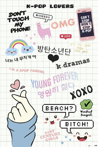 Poster K-Pop Lovers