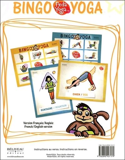 Bingo yoga pour les enfants : jeux et postures