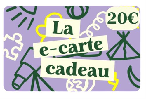 E-carte Nature Découvertes 20€
