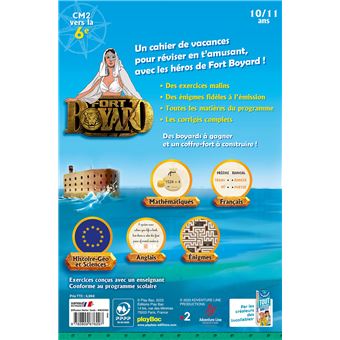 Les incollables - Cahier de vacances Fort Boyard - Du CM2 à la 6e - 10-11 ans