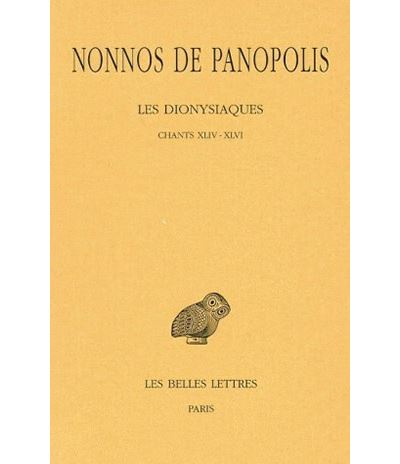 Dionysiaques t16 chants 44-46