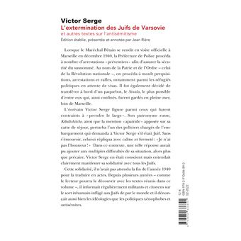 L’extermination des juifs de Varsovie