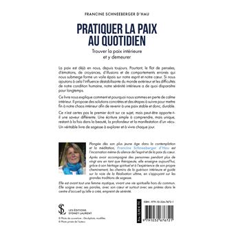 Pratiquer la paix au quotidien