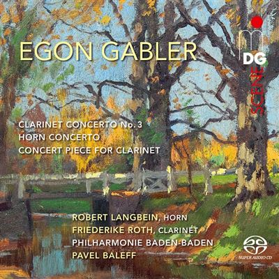 Egon Gabler : Concerto pour clarinette, Concerto pour cor