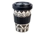 Mug en bambou Ecoffee Cup motifs aztèques