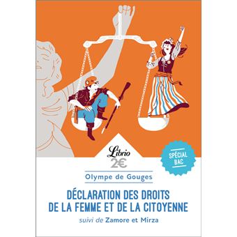 Déclaration Des Droits De La Femme Et De La Citoyenne - Bac 2022 ...