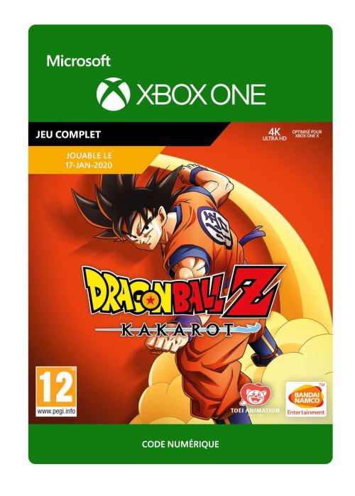 Code de téléchargement Dragon Ball Z : Kakarot Xbox One