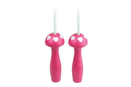 VILAC - FUCHSIA HEART SKIPPING ROPE