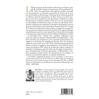 Histoire de la recherche agricole en Afrique tropicale francophone et de son agriculture, de la préhistoire aux temps modernes Volume I