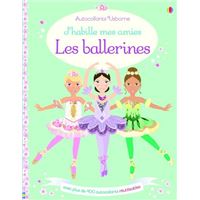 J'habille mes amies - Les ballerines - Autocollants Usborne