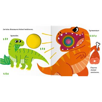 Les dinosaures - Livre à trous dès 18 mois