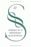Les Fonds anciens des bibliothèques du quartier latin. Nouveau supplément au catalogue des manuscrits de la Bibliothèque de la Sorbonne. Bibliographie des ouvrages italiens traduits en français de 1900 à 1935