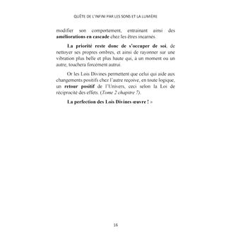 Quête de l'infini par les sons et la Lumière, Tome 3 : La Beauté