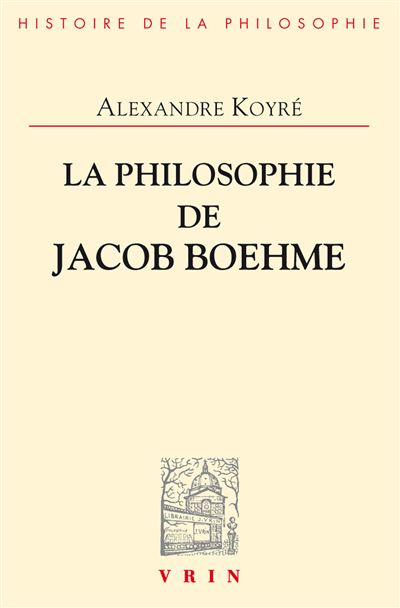 La Philosophie de Jacob Boehme