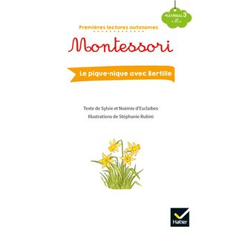 Premières lectures autonomes Montessori Niveau 3 - Le pique-nique avec Bertille