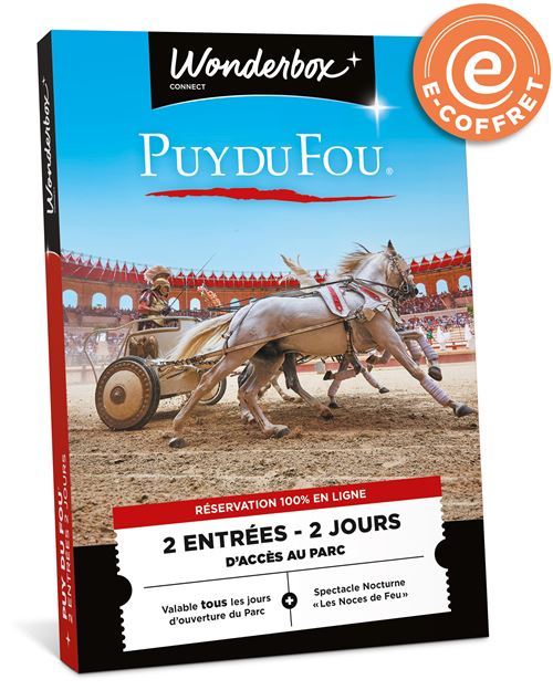 Fnac.com : E-coffret Connect Puy du Fou 2 Jours - (donnée non spécifiée).  pour les adhérents. Commandez vos produits high-tech au meilleur prix en ligne et retirez-les en magasin.