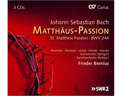 Passion Selon St. Matthieu - Jean-Sébastien Bach - Peter Harvey - CD ...