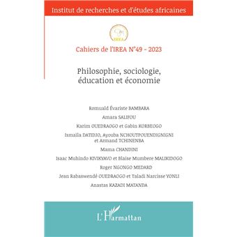 Philosophie, sociologie, éducation et économie