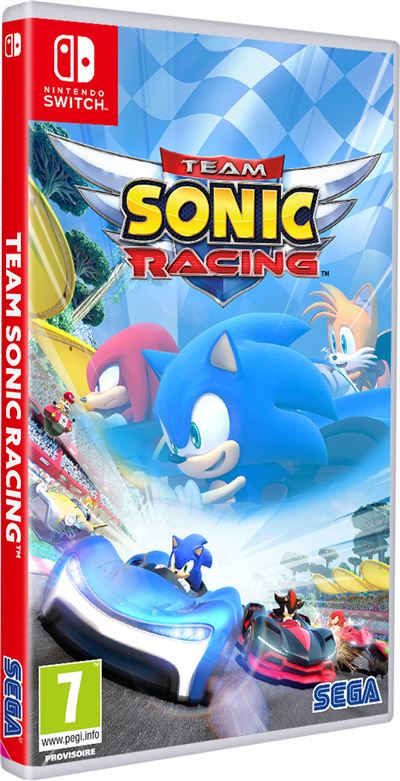 Pochette avant du jeu Team Sonic Racing Nintendo Switch