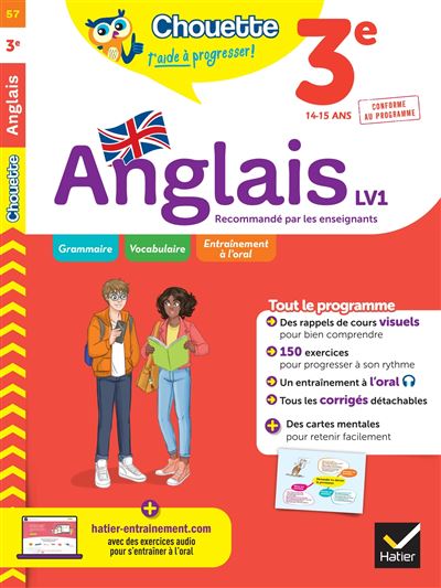Anglais 3e - LV1 (A2+, B1)