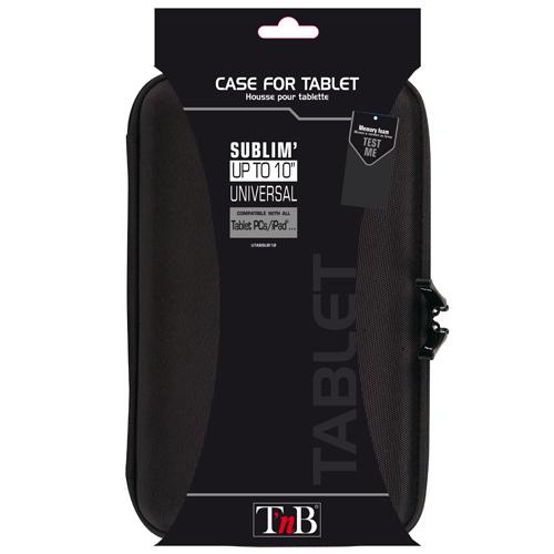 T'nB Sublim' - Beschermhoes voor tablet - nylon, ethyleenvinylacetaat (EVA) - zwart - voor Samsung Galaxy Tab 10.1, Tab 10.1 WiFi, Tab 10.1V