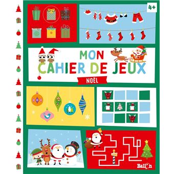 Mon cahier de jeux - Noël