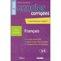 Annales corrigées Vuibert BEP Français