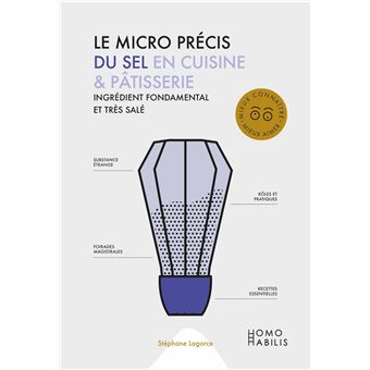 Le Micro Précis du sel en cuisine et pâtisserie