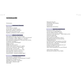 Le Micro Précis du sel en cuisine et pâtisserie